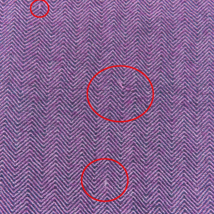 Hermes Cashmere H Logo Leather Patch with Fringe Large Shawl Purple Navy Scarf — view 10
