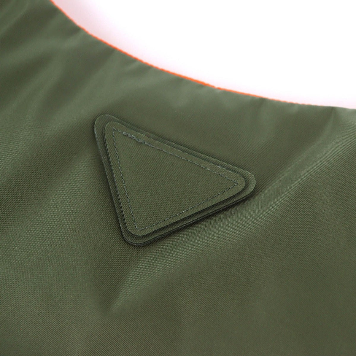 Prada Triangle Logo Padded Nylon Vest Re-Nylon Pullover Down — view 4