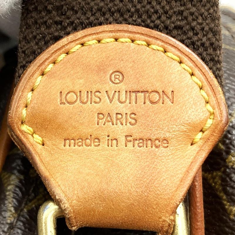 Louis Vuitton M45254 Monogram Reporter PM Shoulder Bag Brown Monogram Canvas