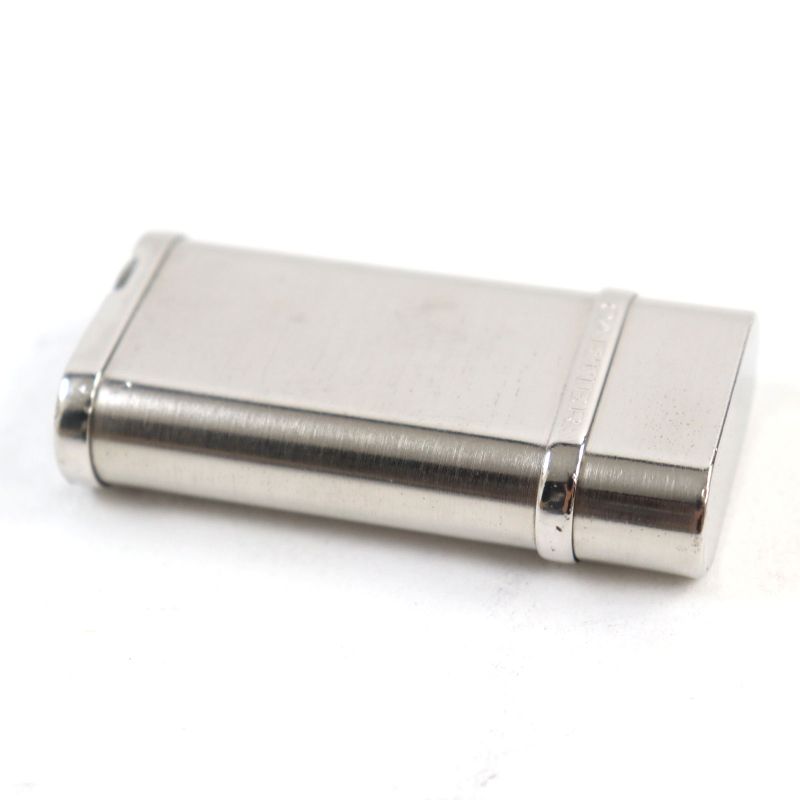 Cartier Godron Hairline Logo Engraved Oval Form Roller Lighter
