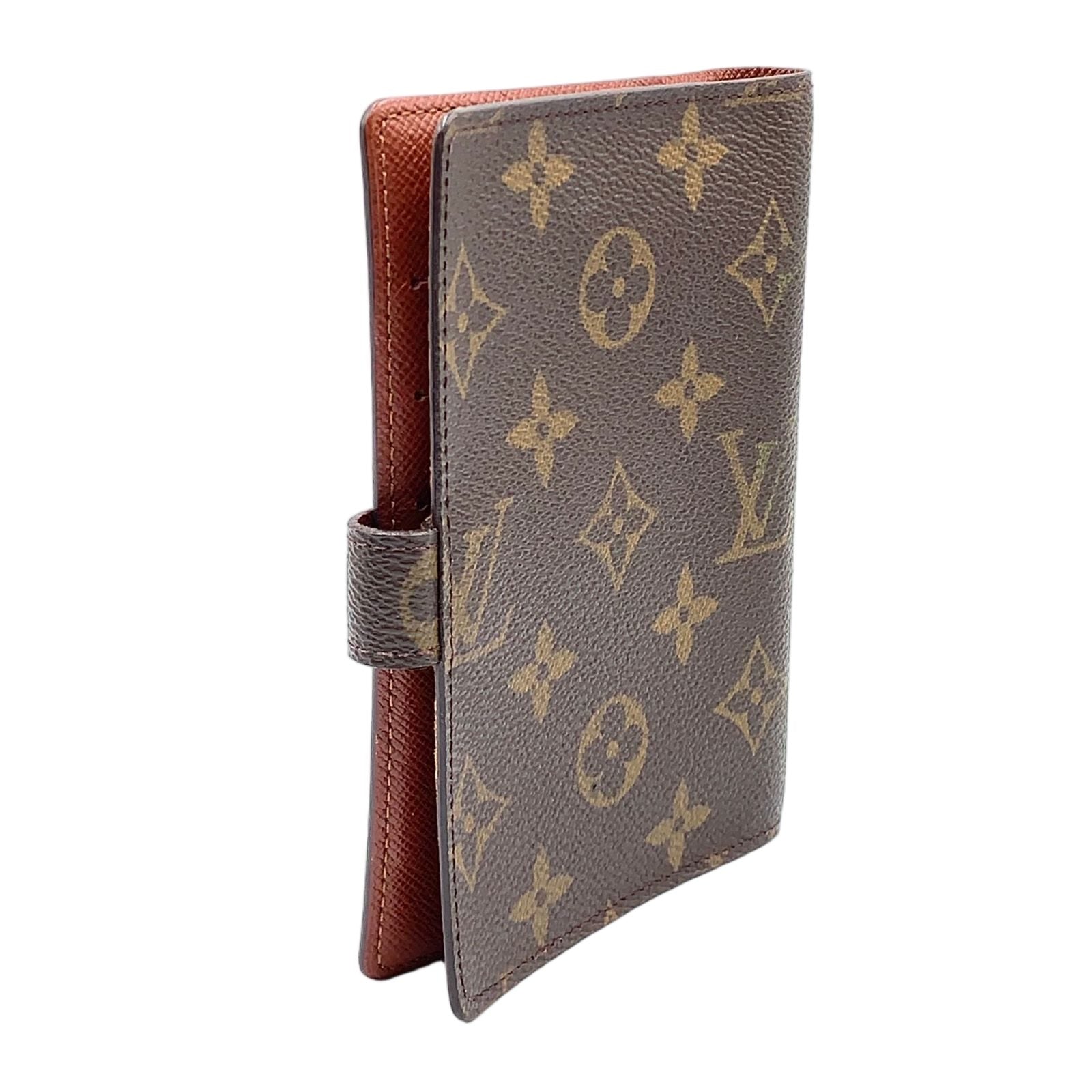 Louis Vuitton Agenda PM Monogram Brown Notebook Cover Gold — view 2