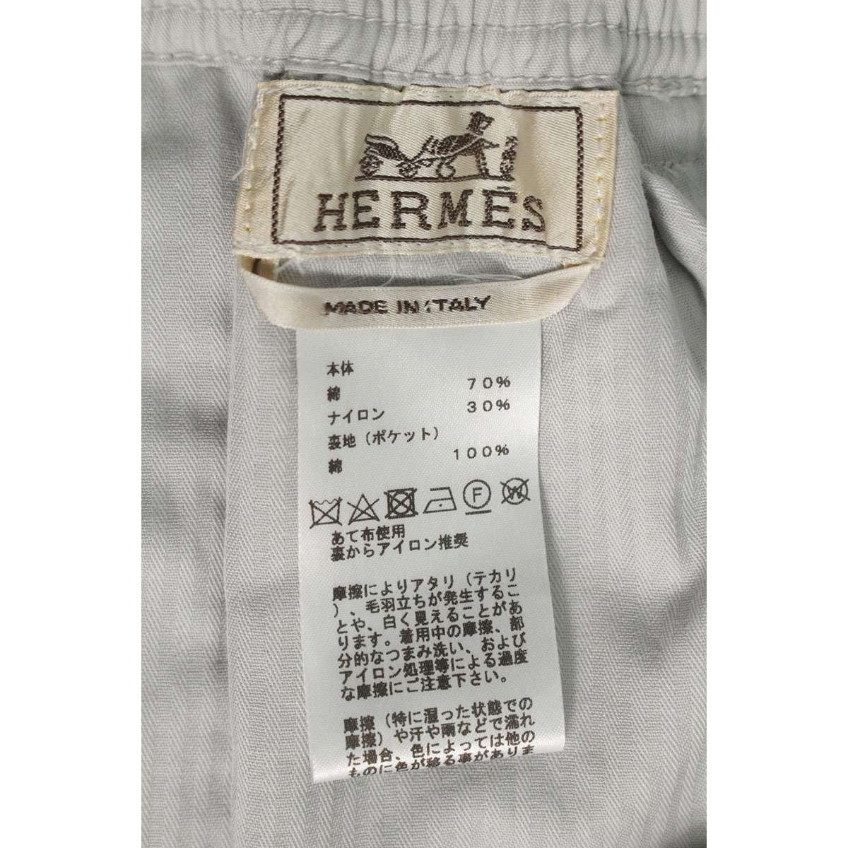Hermes 45560000 Nylon Blend Half Pants Men's 38 — view 3