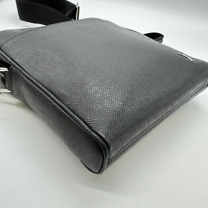 Louis Vuitton M30265 Messenger PPM Shoulder Bag Taiga Black Ladies Men