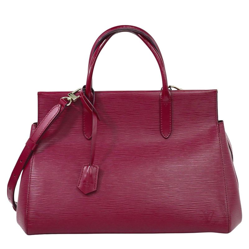 Authentic Louis Vuitton LV Marly MM Epi Leather 2WAY Shoulder Bag Handbag