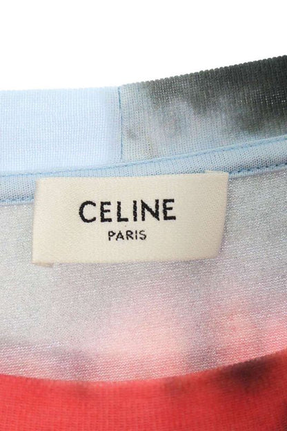 Celine 2x65m871w Tie-dye All-over Logo Print T-shirt Men's M