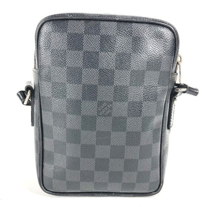 Louis Vuitton LEM Shoulder Bag N41446 Damier Graphite Canvas Black