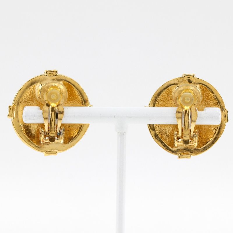 Chanel Coco Mark Vintage Gold Plated 97A Ladies 20.2g Earring