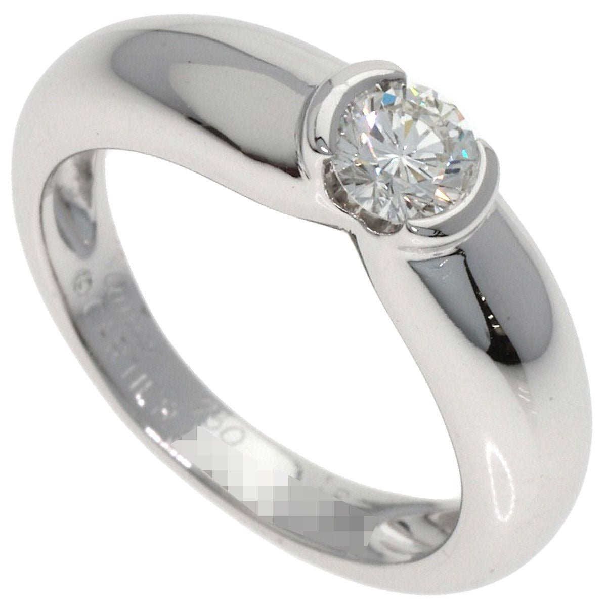 Cartier Sherry Ring Diamond 48 18K White Gold