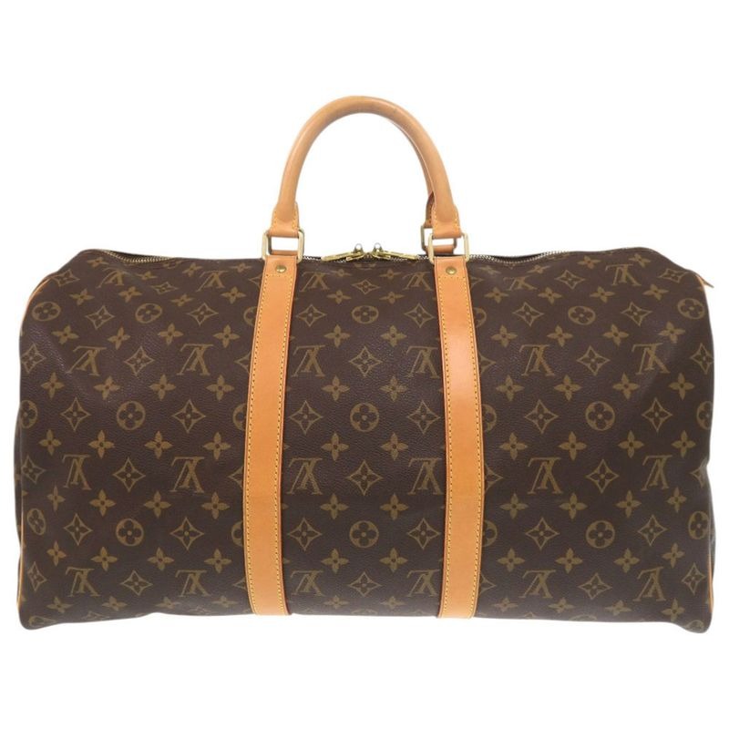 Louis Vuitton Keepall 50 Monogram Brown Boston Bag 1123