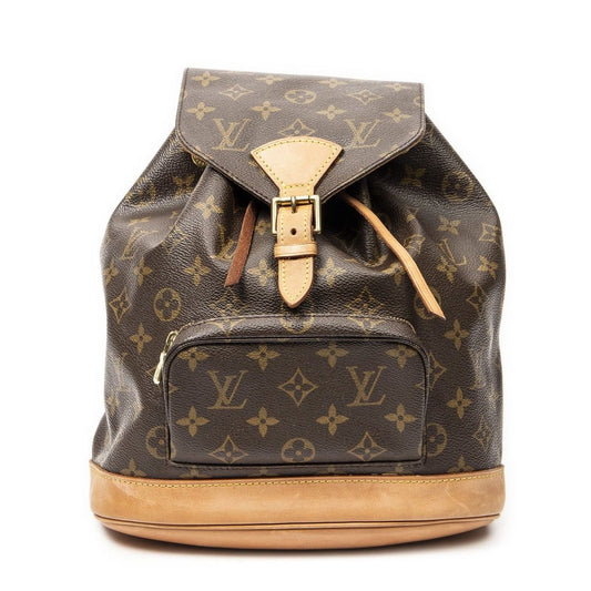 Louis Vuitton Montsouris Brown Monogram Canvas Shoulder Bag