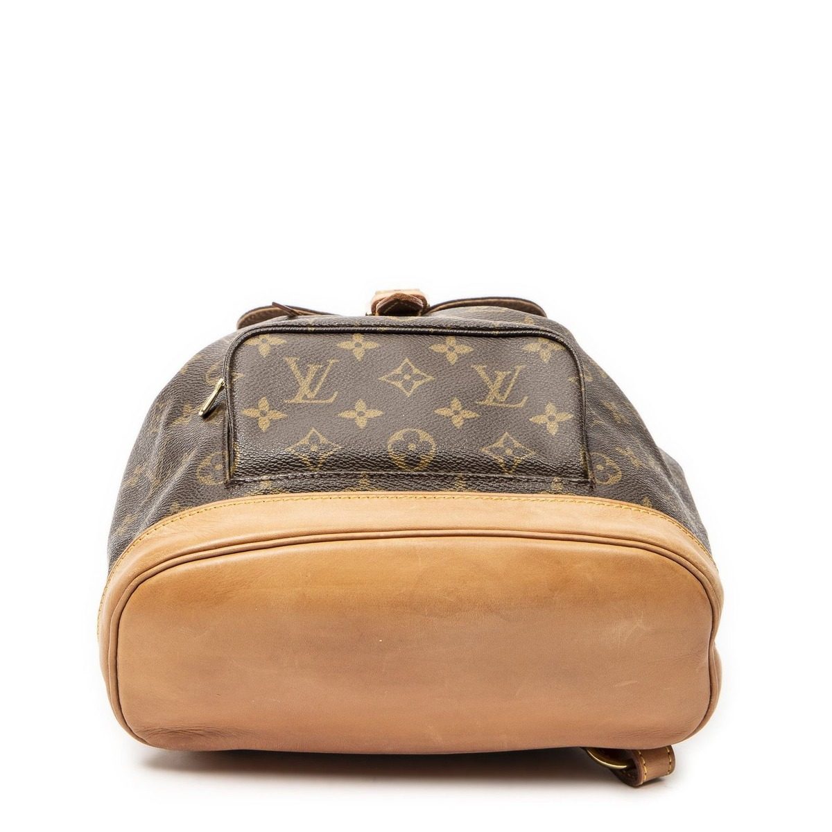 Louis Vuitton Montsouris Brown Monogram Canvas Shoulder Bag — view 6