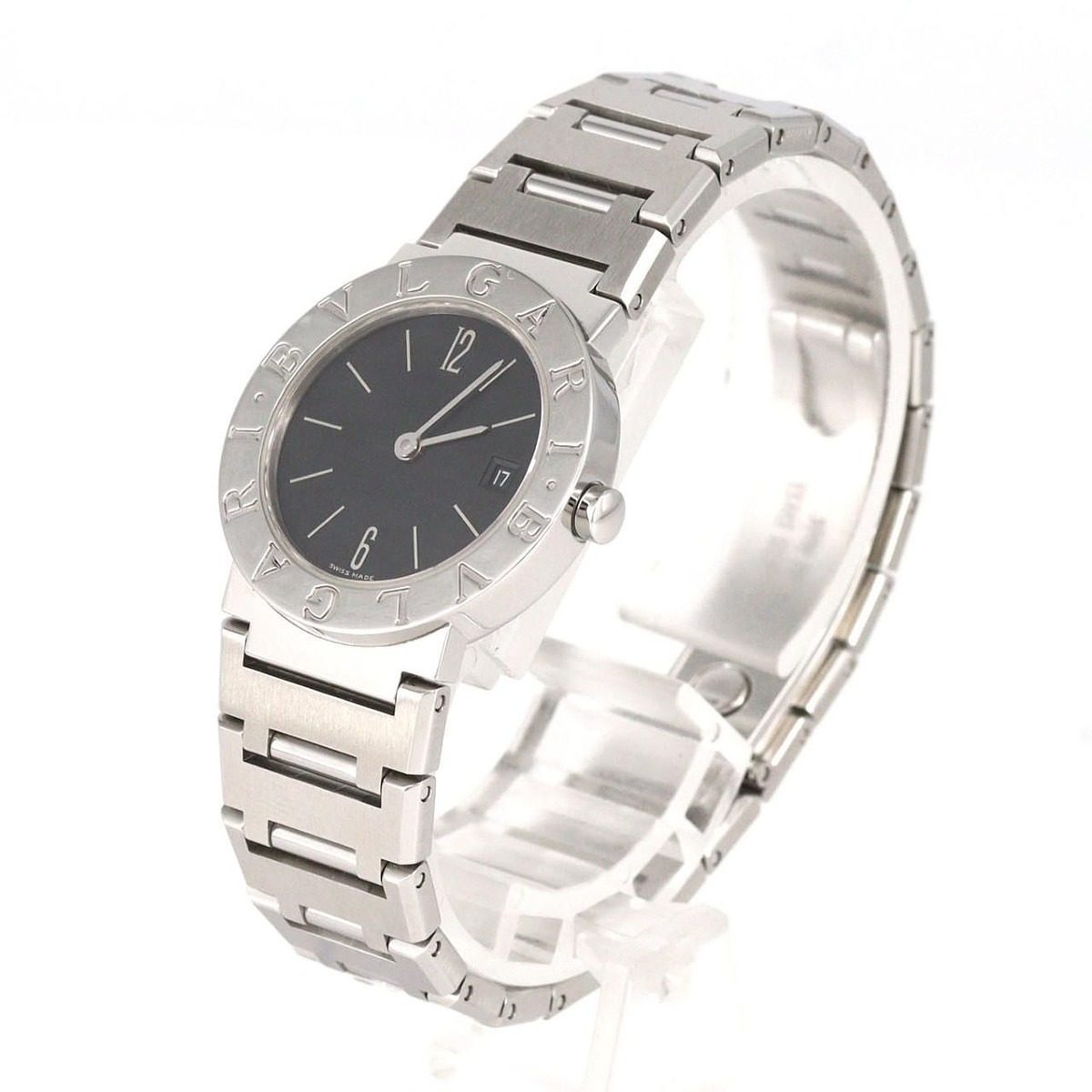 Bvlgari SS Quartz Watch Black — view 2