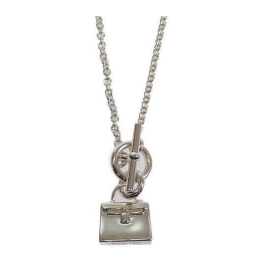 Hermes Amulet Kelly B00 Necklace Silver 925