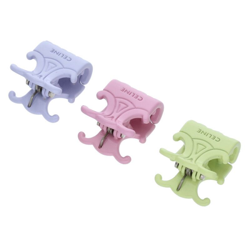 Celine Triomphe Hair Claw Hair Clip Women