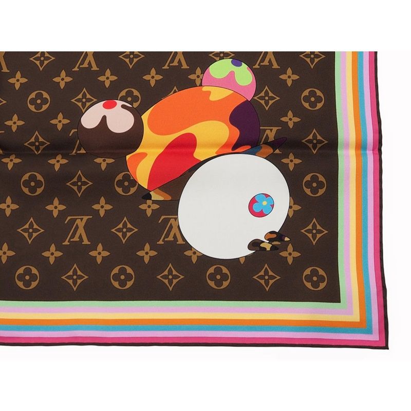 Louis Vuitton LV X Tm Carre 70 Super Flat Character Panda Monogram