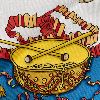 Hermes Scarf Silk Carre 90 les Feres du Roi Soleil Celebration of the Sun King — view 8