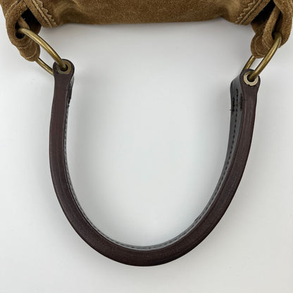 Miu Miu Shoulder Bag Brown Suede Vintage — view 14