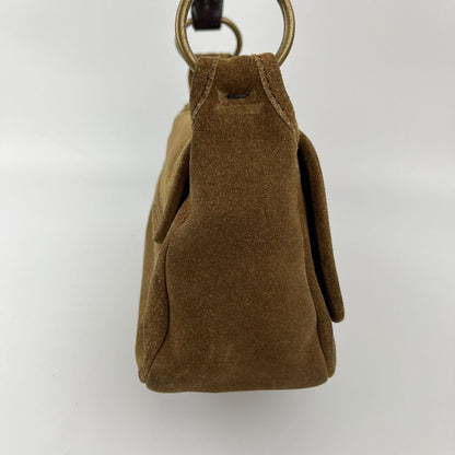Miu Miu Shoulder Bag Brown Suede Vintage — view 5