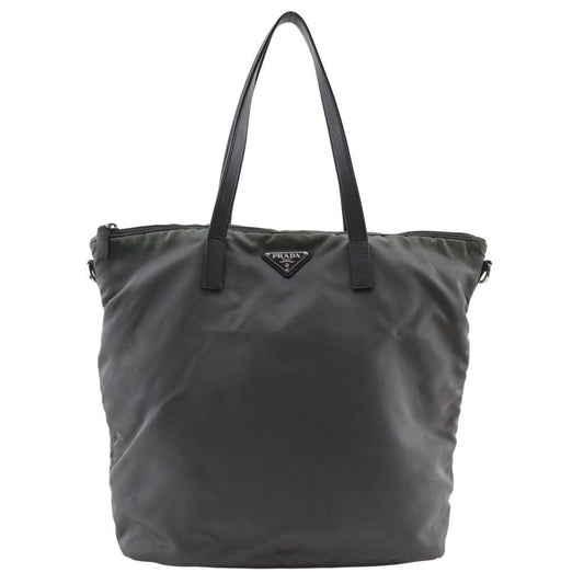 Prada Nylon Khaki Tote