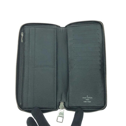 Louis Vuitton Wallet Zip Around Monogram Eclipse Vertical Black — view 4