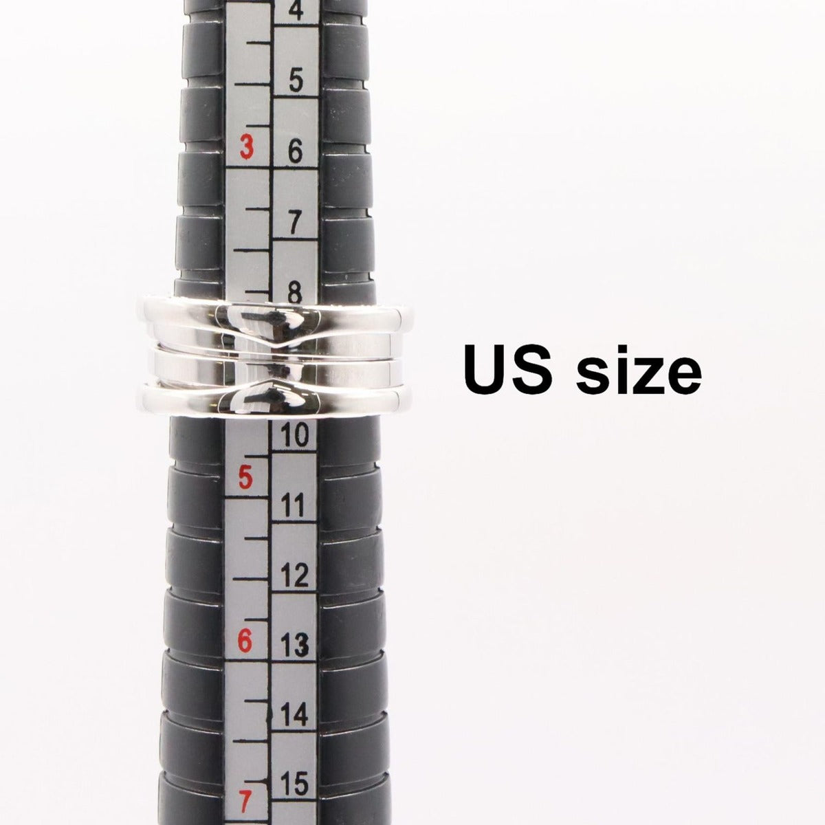 Bvlgari Ring B-zero One Band 18K White Gold — view 7