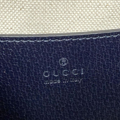 Gucci GG Plus GG Supreme/gg Marmont 772157 Navy Ivory And Red Leather