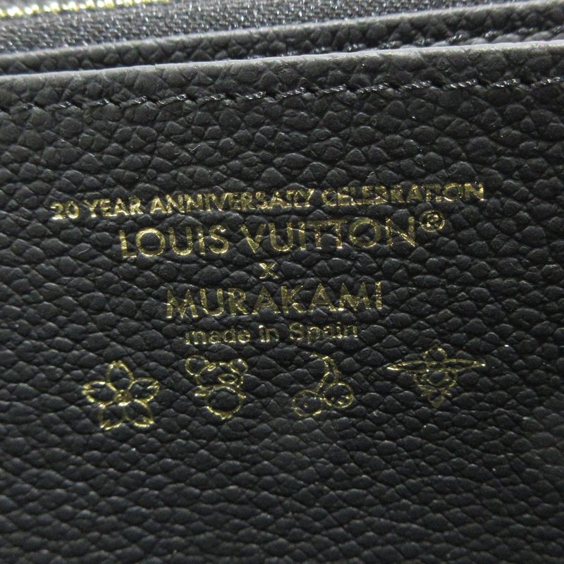 Louis Vuitton Monogram Panda LV X TM Zippy Wallet M14160 Noir Black Leather