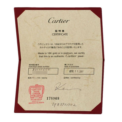 Cartier Love Ring #50 Ring - 18K White Gold Ladies