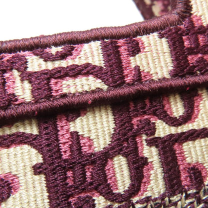 Christian DIOR Book Tote Mini Handbag Canvas Women
