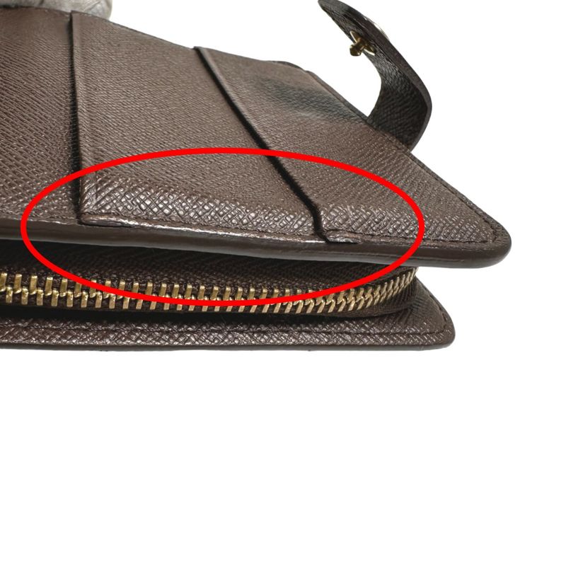 Louis Vuitton N61668 Damier Wallet With Zipped Pocket For Cards Compact Zipped