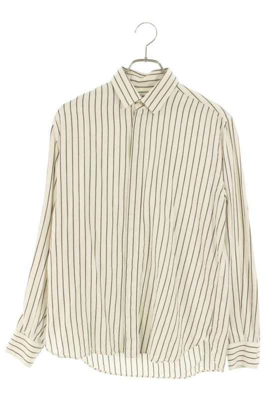 Saint Laurent Paris 564172 Y1b89 Striped Long Sleeve Shirt Men 37