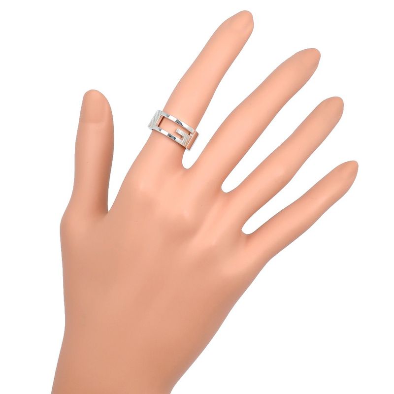 Gucci Branded G Silver 925 Size 10 Ladies 7.1g Ring