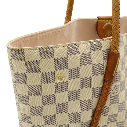 Louis Vuitton Damier Azure Propriano Tote Bag Shoulder Bag Semi Shoulder Fringe