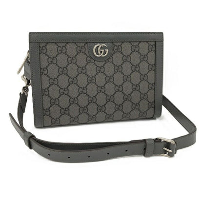 Gucci Shoulder Bag PVC Gray 795467