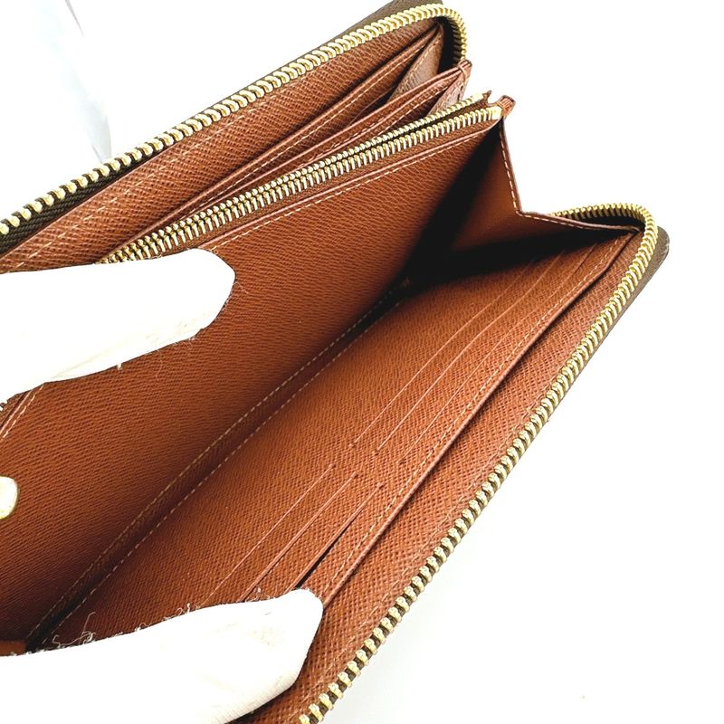 Louis Vuitton M42616 Monogram Round Zipper Zippy Wallet Long Wallet Louis