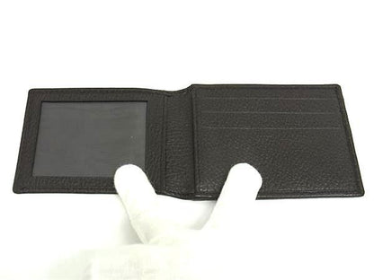 Gucci 333042 Leather Bifold Wallet With Card Case Wallet Billfold
