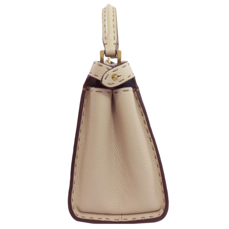 Fendi Peekaboo Mini Selleria 2WAY Handbag Calf Women