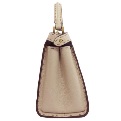 Fendi Peekaboo Mini Selleria 2WAY Handbag Calf Women