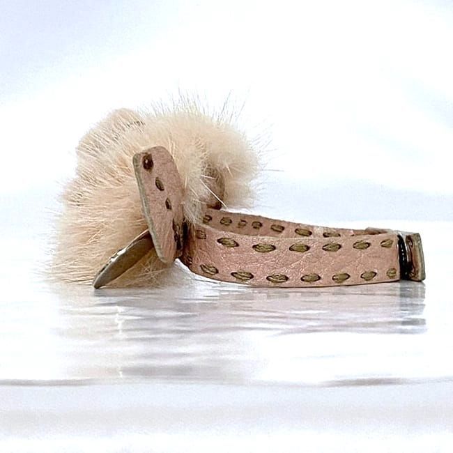 Fendi Bracelet Ec22714 Pink Selleria Excellent Condition Leather