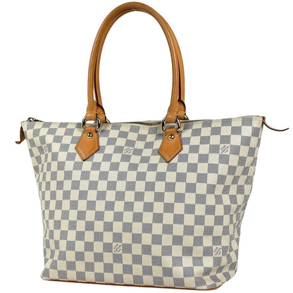 Louis Vuitton Saleya MM Tote Damier Azur White