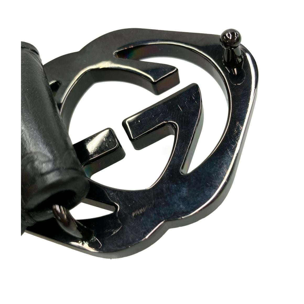 Gucci Belt Guccissima Interlocking G 114984 525040 11546 Men's — view 8