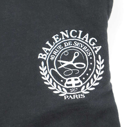 Balenciaga 21aw Damaged Sweatshorts 676137 Black S