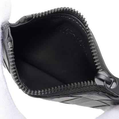 Bottega Veneta Coin Case Zipper Case Nero