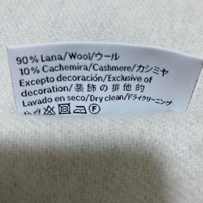 Loewe Anagram Cashmere Wool Scarf Light Gray — view 6