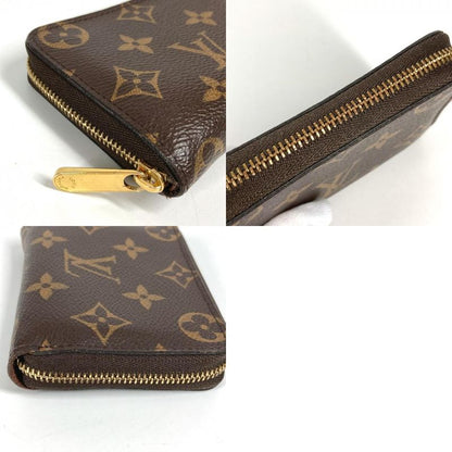 Louis Vuitton Coin Case Zippy Coin Purse M60067 Monogram Canvas Brown