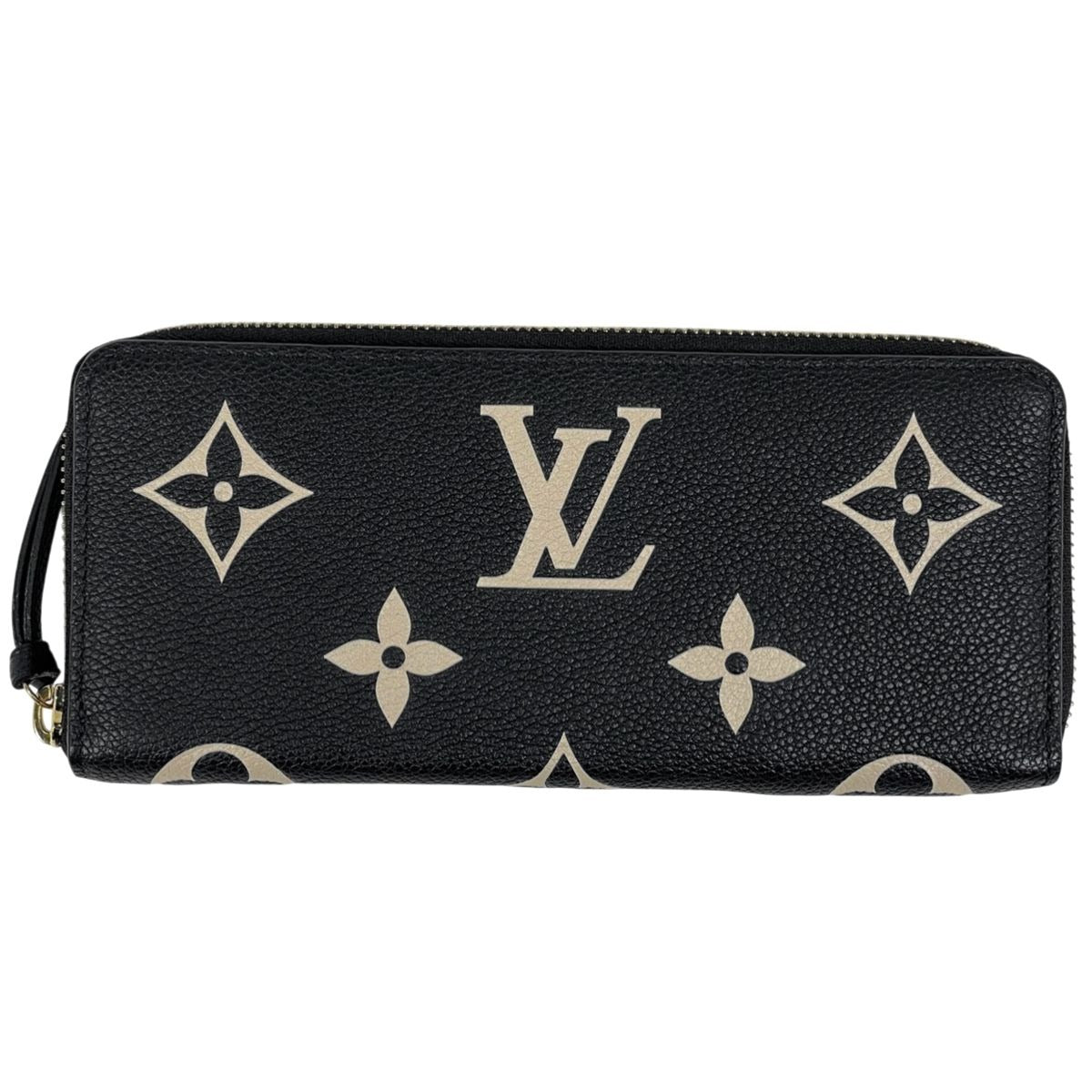 Louis Vuitton Portefeuille Clemence Zip Around Bicolor Wallet Monogram