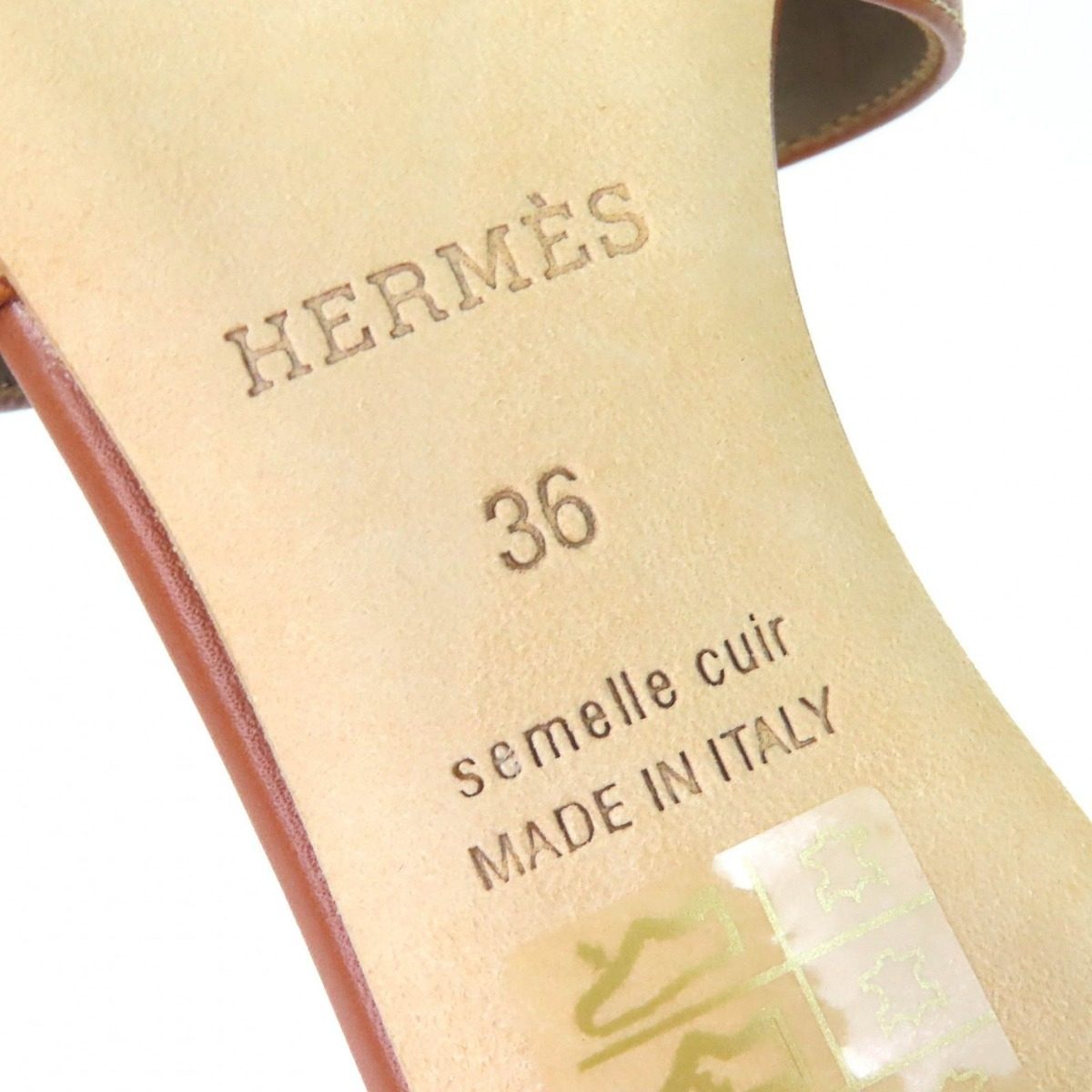 Hermes Oasis Sandals Leather — view 12