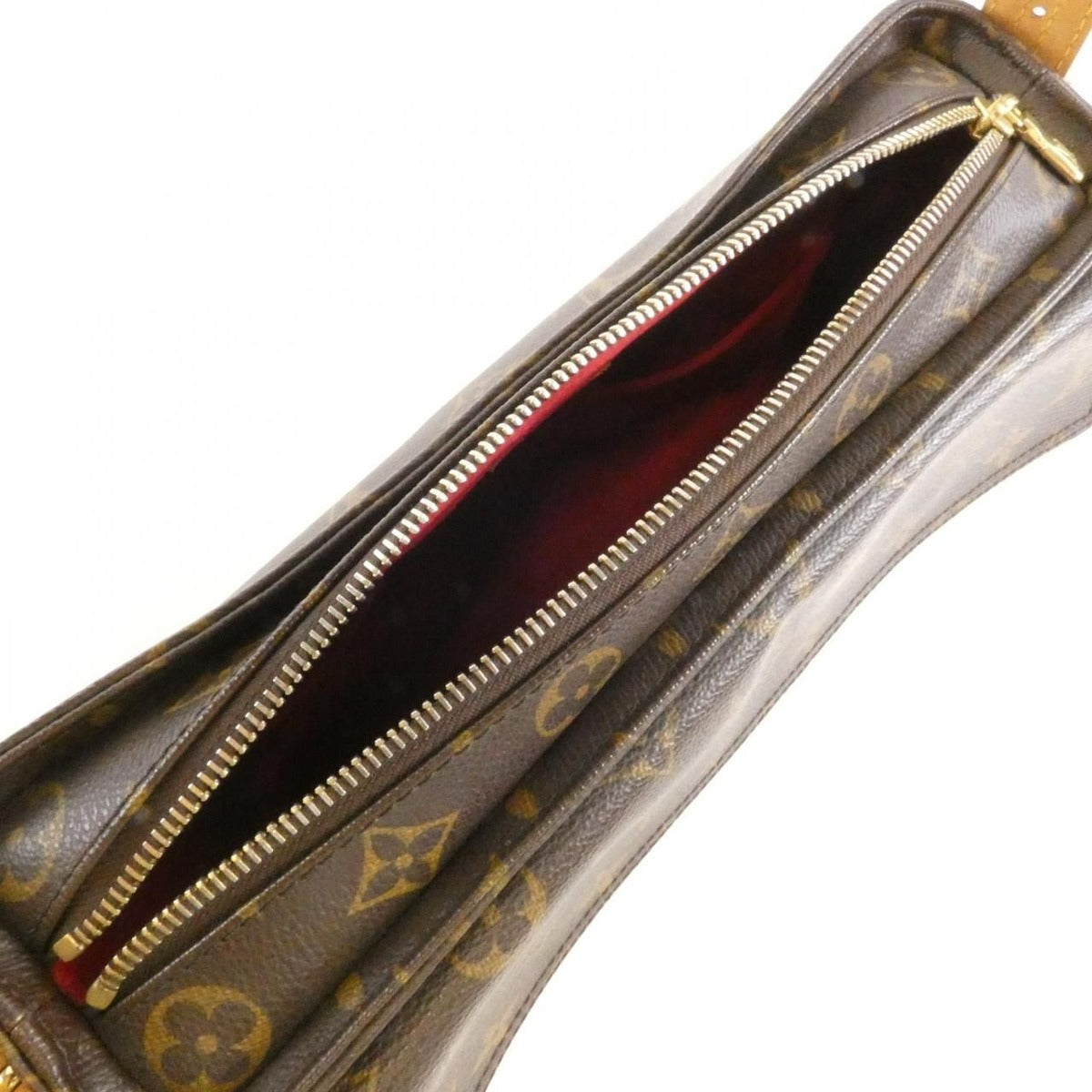 Louis Vuitton Monogram Viva-Cite MM Shoulder Bag Brown Marron — view 8