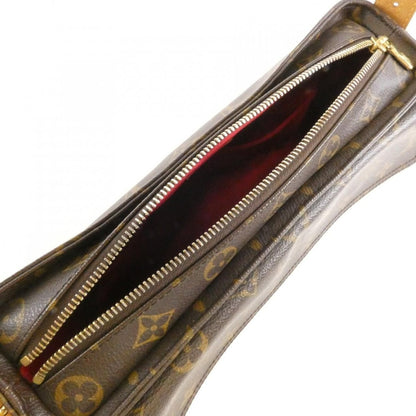 Louis Vuitton Monogram Viva-Cite MM Shoulder Bag Brown Marron — view 8