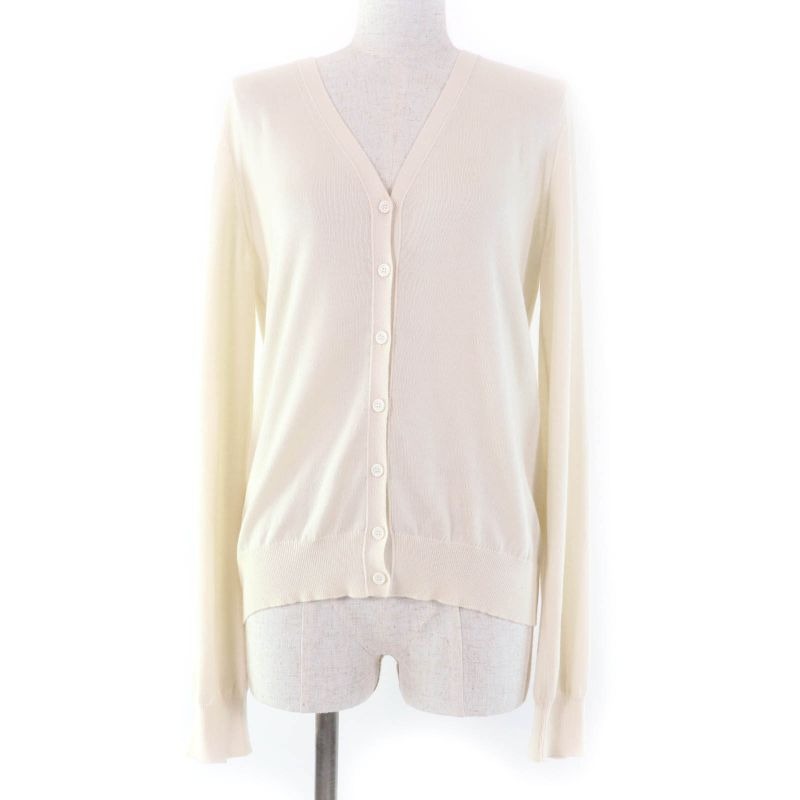 Loewe S359 Y16 K24 100% Cashmere Long Sleeve Knit Cardigan With Logo Hardware